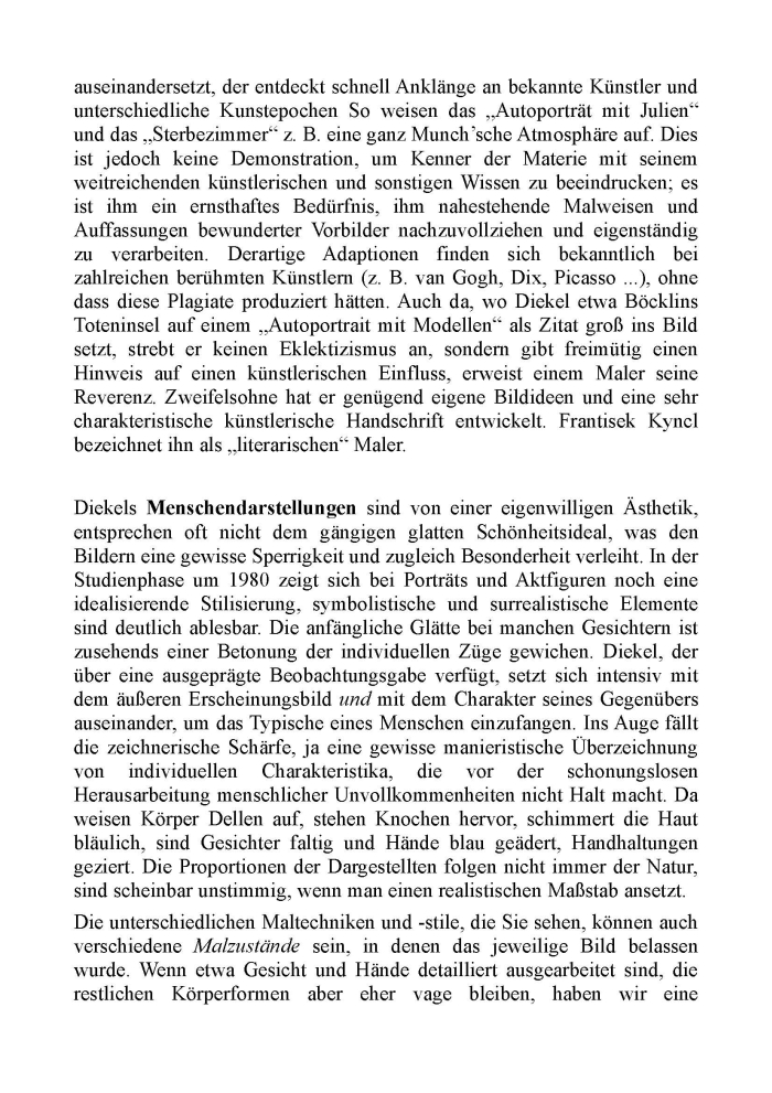 Text zur Eröffnung der Ausstellung  das Porträt im Atelier Antenne in Gelsenkirchen von Dr. Sabine Ladwig