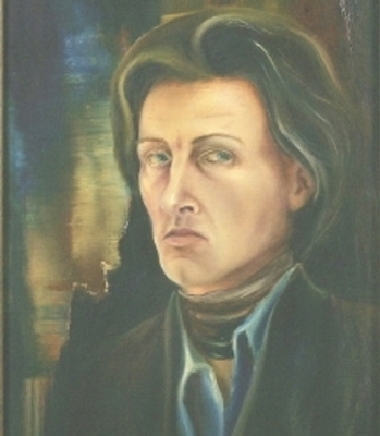 Selbstporträt Hain Eric Diekel 1982 Selbstporträt Hain Eric Diekel 1982