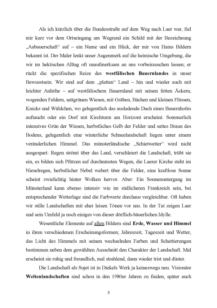 Text zur Eröffnung der Ausstellung  von Dr. Sabine Ladwig