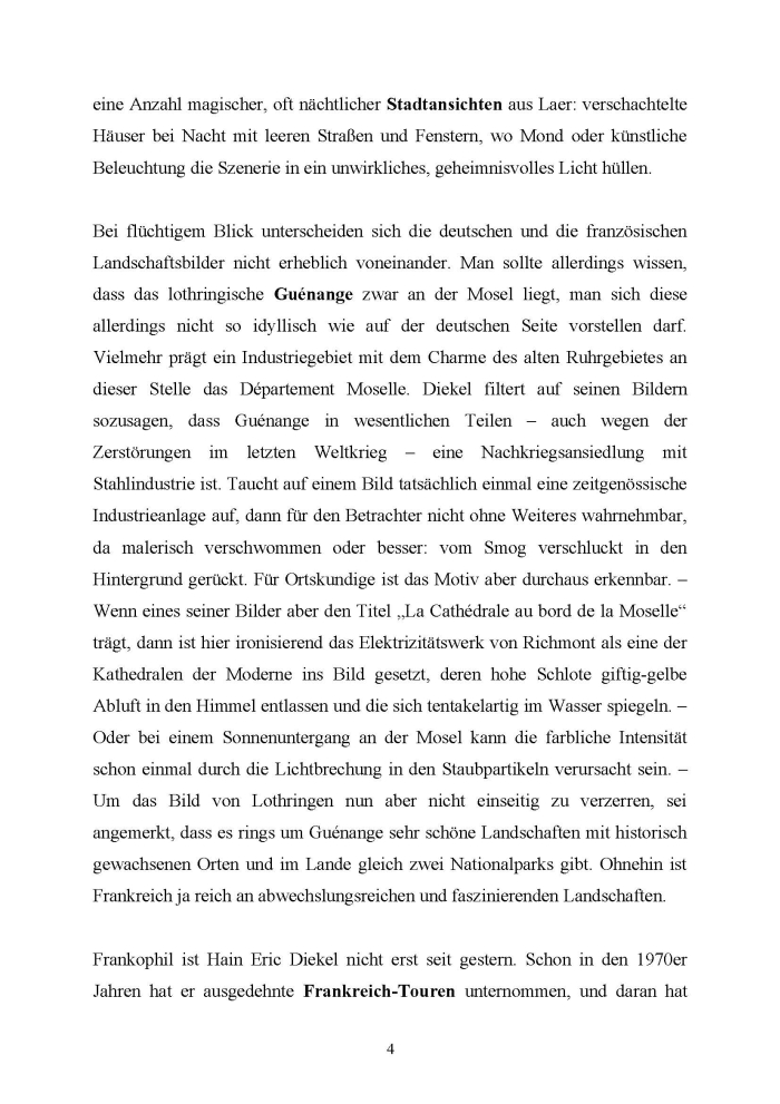 Text zur Eröffnung der Ausstellung  von Dr. Sabine Ladwig